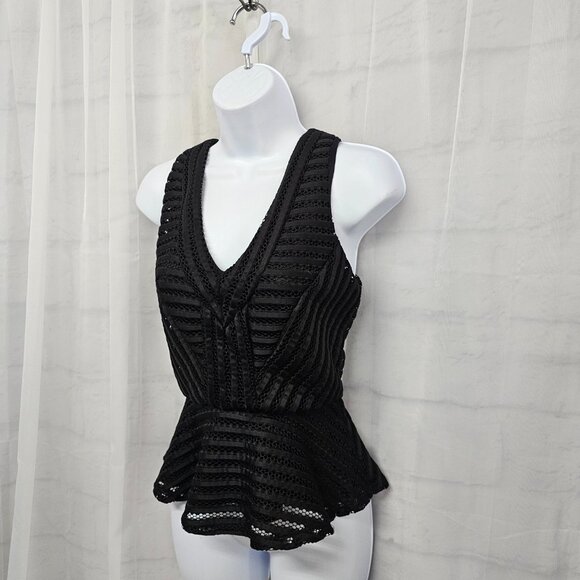 Vintage Guess Y2K Tank Crochet Stripes Goth Whimsigoth Fairy Grunge XS - Picture 5 of 11